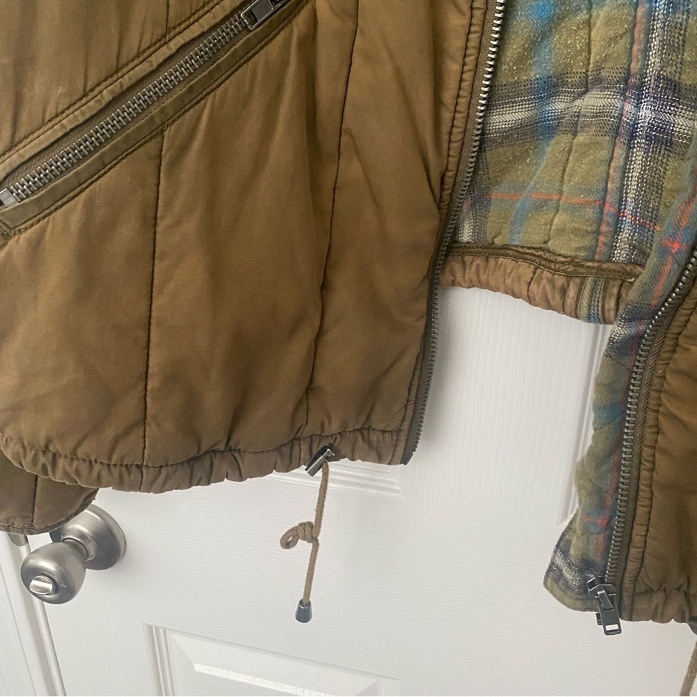 Free People Plaid Quilted Jacket - Picture 5 of 11